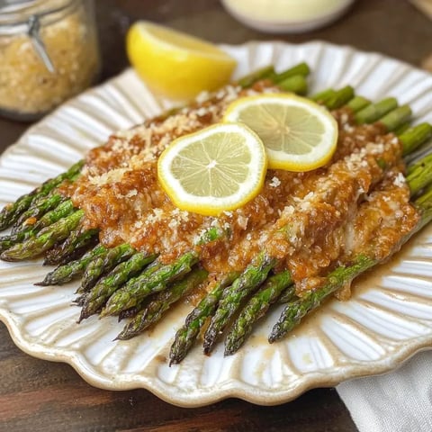 Spargel in der Heißluftfritteuse mit Parmesan