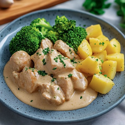 Schnelles Zwiebel-Sahne-Geschnetzeltes – Einfach & Lecker!