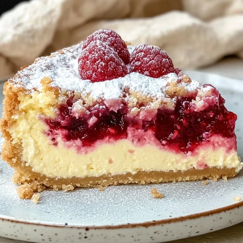 Quarkkuchen mit Himbeeren und Streuseln – leckeres Käsekuchen Rezept