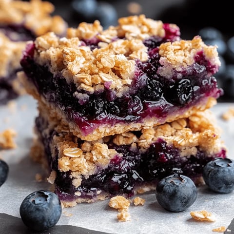 Gesunde Blaubeer-Hafer-Riegel