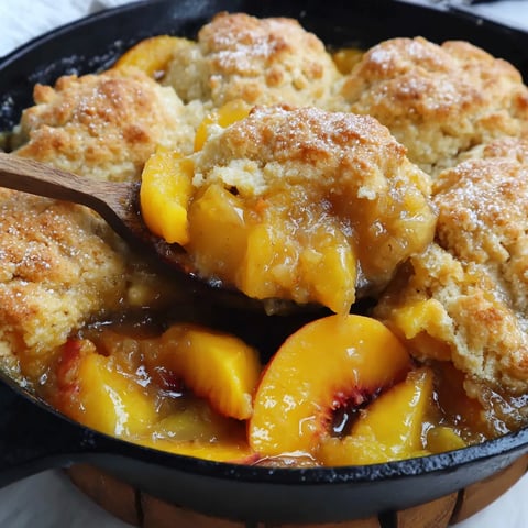 Südlicher Pfirsich Crumble
