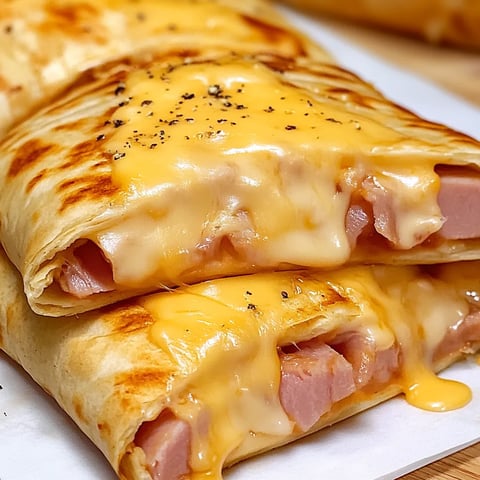 Luftfritteuse Schinken Käsetaschen