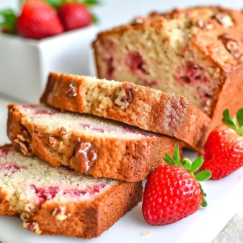Fruchtiges Erdbeerbrot