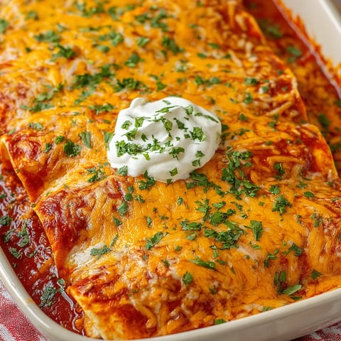 Hähnchen-Enchiladas aus dem Ofen