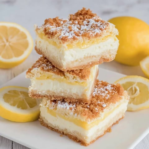 Zitronen Käsekuchen Schnitten
