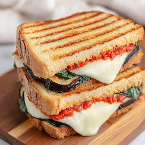 Auberginen Parmesan Panini