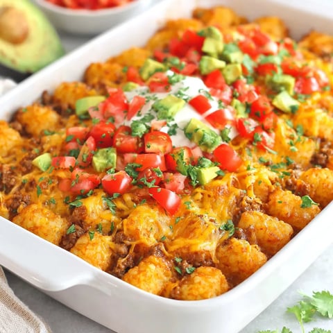 Taco Tater Tot Auflauf