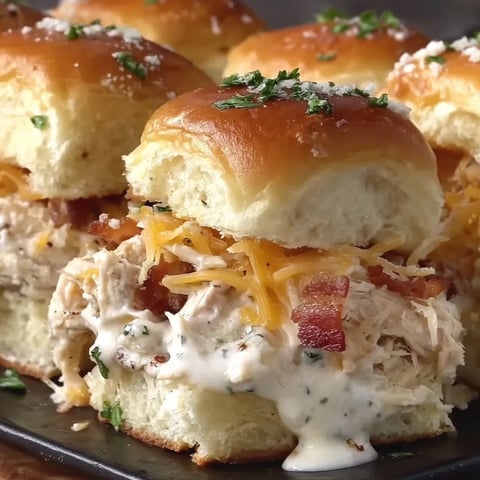 Hähnchen Speck Ranch Brioches