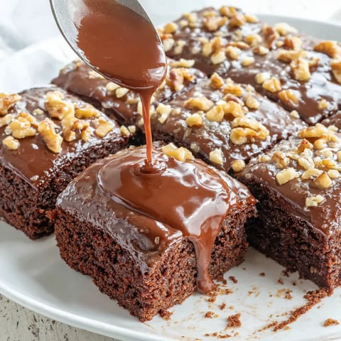 Texas Schokoladen Blechkuchen