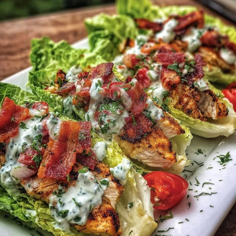 Chicken Bacon Ranch Salatboote