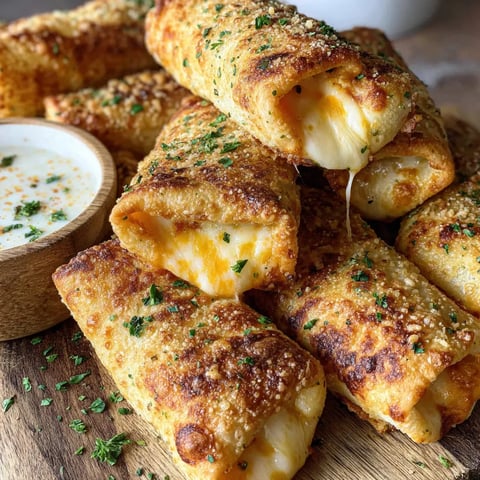 Käse Knoblauch Rollen
