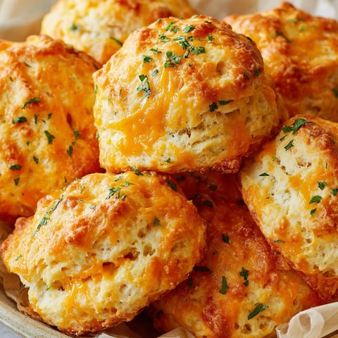 A plate of Red Lobster Cheddar Bay Biscuits.