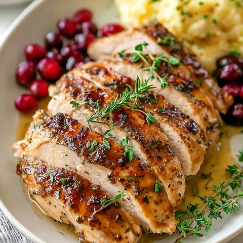 A delicious meal of chicken with a side of mashed potatoes.
