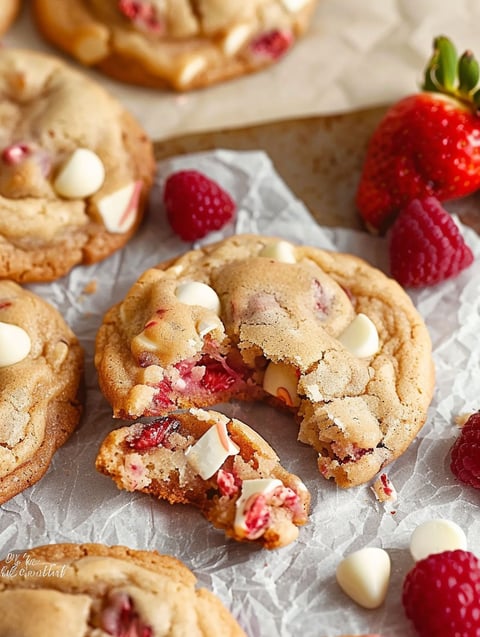 A cookie with a bite taken out of it.