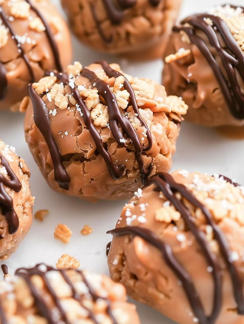 A close up of a chocolate covered cookie with nuts.